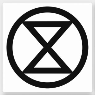 Sticker Symbole d'extinction