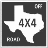 Sticker Symbole du camion Texas Off Road (Devant)