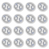 Sticker Symbole du cancer Zodiac sur la caméra numérique b (Devant)