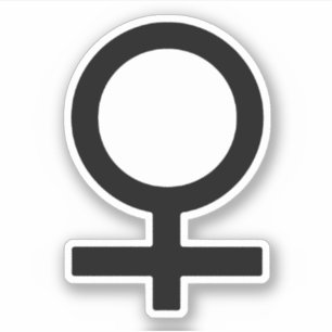 Sticker Symbole du genre féminin