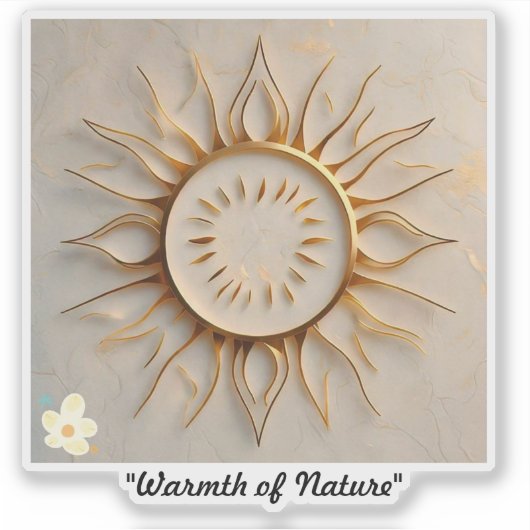 Sticker "Symbole du soleil" (Devant)