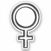 Sticker Symbole féminin (Recto)