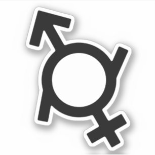 Sticker Symbole genre féminin et masculin
