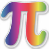 Sticker Symbole gras Pi (Devant)