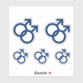 Sticker SYMBOLE HOMME Gay MLM (Feuille)