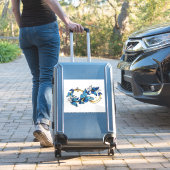 Sticker Symbole infini de papillons Morpho bleus (Valise Insitu)