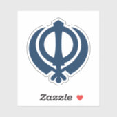 Sticker Symbole Khanda (Sikh) (Feuille)