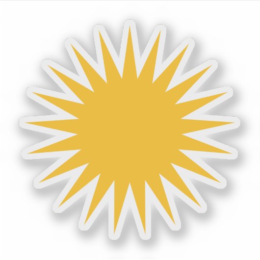 Sticker Symbole kurde Roj (Devant)