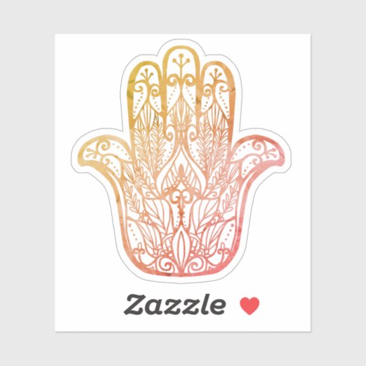 Sticker Symbole main Hamsa (Feuille)