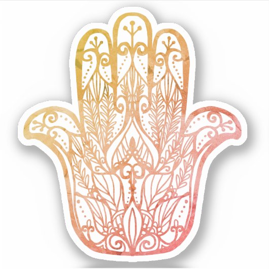 Sticker Symbole main Hamsa (Devant)