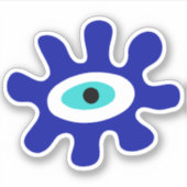 Sticker Symbole malin de l'oeil Lucky Charm (Devant)