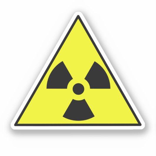 Sticker Symbole nucléaire (Recto)