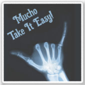 Sticker SYMBOLE Shaka X-Ray (Perdre la main) (Recto)