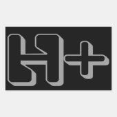 Sticker SYMBOLE TRANSHUMANISME (Devant)