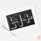 Sticker SYMBOLE TRANSHUMANISME (Enveloppe)