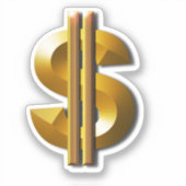 Sticker Symbole US Dollar (Recto)