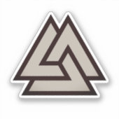Sticker Symbole Valknut (Recto)