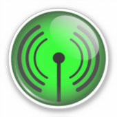 Sticker Symbole Wi-Fi (Recto)