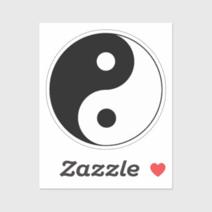 Sticker SYMBOLE YIN Yang
