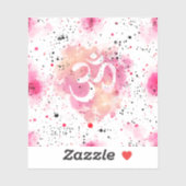 Sticker Symbole yoga OMMM (Feuille)