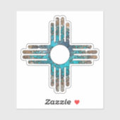 Sticker Symbole Zia Sun (Feuille)