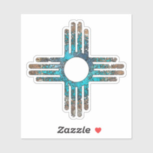 Sticker Symbole Zia Sun