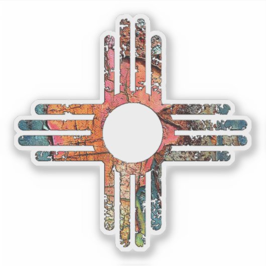 Sticker Symbole Zia Sun (Devant)