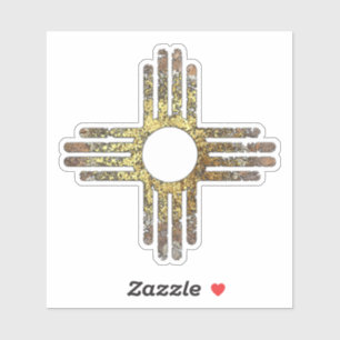 Sticker Symbole Zia Sun
