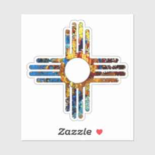 Sticker Symbole Zia Sun