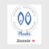 Sticker Symbole zodiaque (Feuille)
