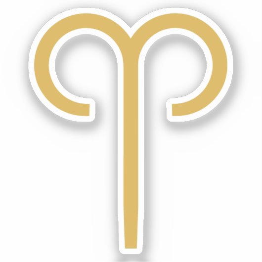 Sticker SYMBOLE Zodiaque Aries (Recto)