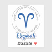 Sticker SYMBOLE Zodiaque Baies (Feuille)