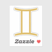 Sticker SYMBOLE Zodiaque Gemini (Feuille)