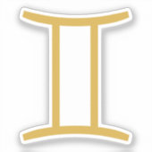 Sticker SYMBOLE Zodiaque Gemini (Recto)