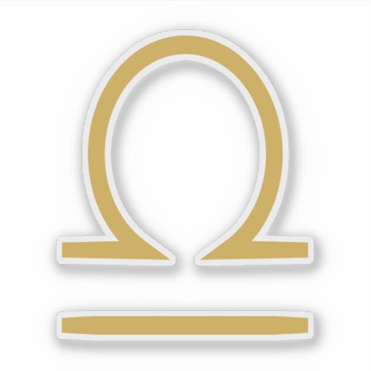 Sticker SYMBOLE Zodiaque Libra (Devant)