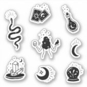 Sticker Symboles de la cuisine Whimsigoth (Devant)