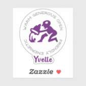 Sticker Symboles d'étoile Zodiac Aquarius (Feuille)