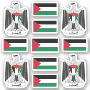 Sticker Symboles et emblèmes nationaux palestiniens