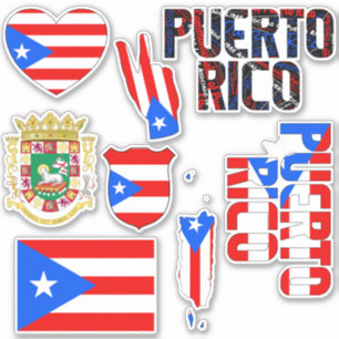 Sticker Symboles nationaux Extraordinaires de Porto Rico
