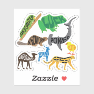 Sticker Symbolisme des animaux