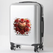 Sticker "Symphonie du coeur lumineux" (Sur valise)