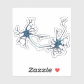 Sticker Synapse Entre Neurons, Neuroscience Neuron (Feuille)
