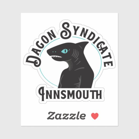 Sticker Syndicat Dagon : Sceau Innsmouth (Feuille)