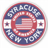 Sticker SYRACUSE, New York (Devant)