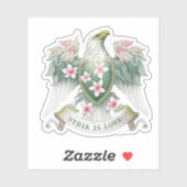 Sticker Syrie L'Eagle Bursting Jasmine Punir Le Jasminle E (Feuille)