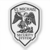 Sticker Système de sécurité St. Michael Religieux (Devant)