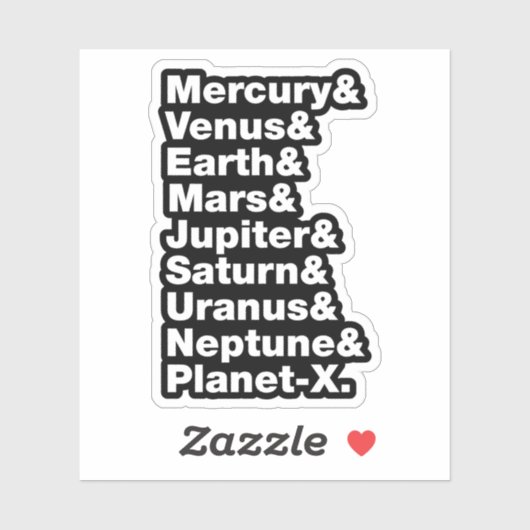 Sticker Système solaire (Feuille)