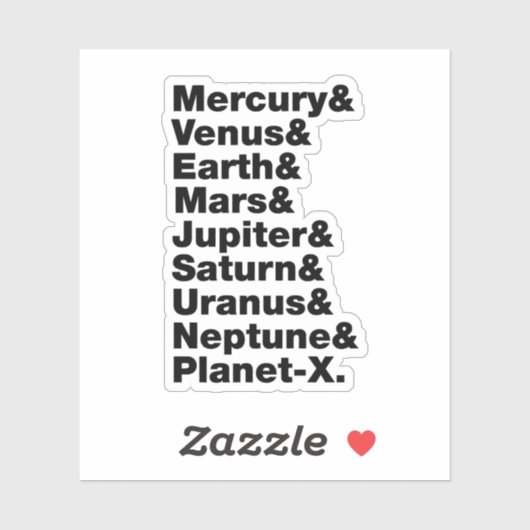 Sticker Système solaire (Feuille)