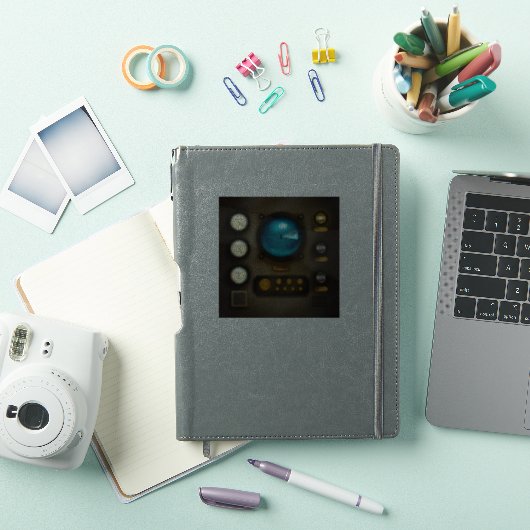 Sticker Système sonar du panneau de commande de navire Car (Couverture iPad)