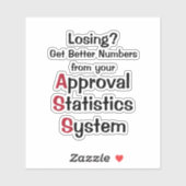 Sticker Système statistique d'approbation (Feuille)